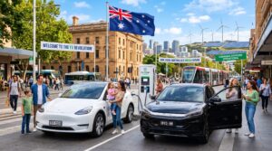 Tesla and BYD Smash EV Sales Records as Electric Cars Reach 23.4 Pct Share in Landmark Month for Australian Electric Transition