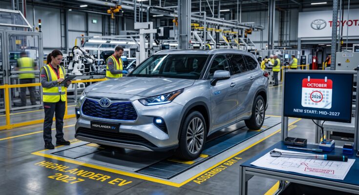 2027 Toyota Highlander Production Delayed Due to 'Final Adjustments'