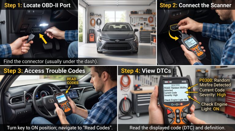 How to Use a Diagnostic Car Code Reader