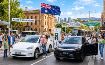 Tesla and BYD Smash EV Sales Records as Electric Cars Reach 23.4 Pct Share in Landmark Month for Australian Electric Transition